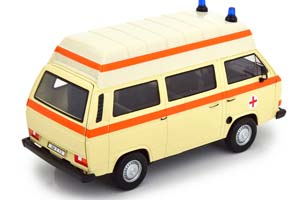 VW VOLKSWAGEN T3 TRANSPORTER СКОРАЯ ПОМОЩЬ ЖЕЛТЫЙ С КРАСНЫМ — фото 3