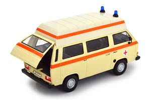 VW VOLKSWAGEN T3 TRANSPORTER СКОРАЯ ПОМОЩЬ ЖЕЛТЫЙ С КРАСНЫМ — фото 2