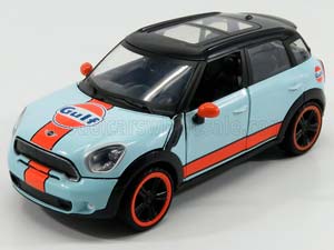 MINI COOPER S COUNTRYMAN GULF 2010, LIGHT BLUE ORANGE