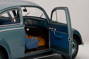 VW VOLKSWAGEN BEETLE 1955 LIMOUSINE STRATOS SILVER — фото 13