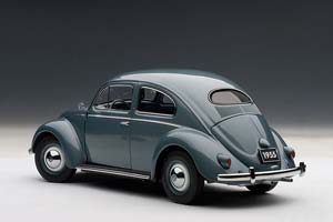 VW VOLKSWAGEN BEETLE 1955 LIMOUSINE STRATOS SILVER — фото 5