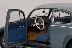 VW VOLKSWAGEN BEETLE 1955 LIMOUSINE STRATOS SILVER — фото 6