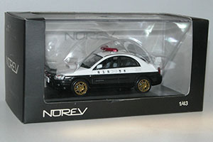 SUBARU IMPREZA WRX JAPAN POLICE 2003 BLACK WHITE — фото 3