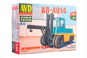 MODEL KIT AUTO LOADER AP-4014 (USSR RUSSIAN CAR) | СБОРНАЯ МОДЕЛЬ АВТОПОГРУЗЧИК АП-4014 