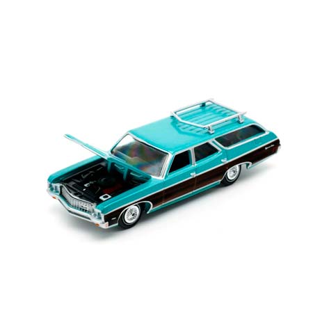 CHEVROLET KINGSWOOD ESTATE WAGON 1970, MISTY TURQUOISE METALLIC (ДЛИНА МОДЕЛИ 6-10 СМ)