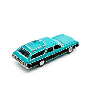 CHEVROLET KINGSWOOD ESTATE WAGON 1970, MISTY TURQUOISE METALLIC (ДЛИНА МОДЕЛИ 6-10 СМ) — фото 2