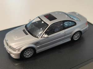 BMW 3 SERIES M3 (E46) 2000 СЕРЕБРИСТЫЙ (БОКС МОЖЕТ ИМЕТЬ ПОТЕРТОСТИ ИЛИ ТРЕЩИНЫ)