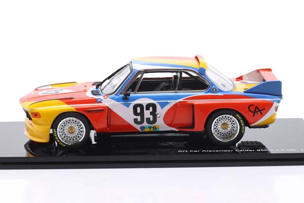 BMW 3.0 CSL #93 24H LEMANS 1975 ART CAR ALEXANDER CALDER / БМВ 3 КСЛ 24 ЧАСА ЛЕ-МАН АРТ АВТОМОБИЛЬ АЛЕКСАНДР КАЛДЕР — фото 4