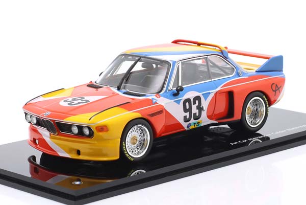 BMW 3.0 CSL #93 24H LEMANS 1975 ART CAR ALEXANDER CALDER / БМВ 3 КСЛ 24 ЧАСА ЛЕ-МАН АРТ АВТОМОБИЛЬ АЛЕКСАНДР КАЛДЕР