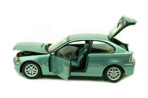 BMW E46 325TI COMPACT 2001 LIGHT GREEN — фото 3