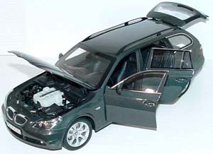 BMW E61 5ER TOURING 2004 DARK GREY METALLIC — фото 2