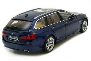BMW F11 5-SERIES 550I STATION WAGON 2010 DARK BLUE METALLIC — фото 2