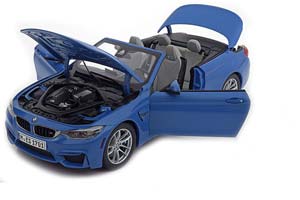 BMW M4 CONVERTIBLE F82 2015 СВЕТЛО-СИНИЙ МЕТ — фото 3