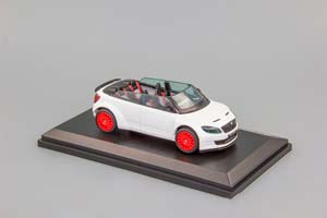 SKODA FABIA RS2000 CONCEPT CAR 2011 WHITE/RED STEELS — фото 3
