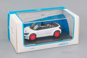 SKODA FABIA RS2000 CONCEPT CAR 2011 WHITE/RED STEELS — фото 4