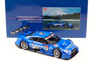 NISSAN GT-R #12 YASUDA/POLIVEIRA ПОБЕДИТЕЛЬ FUJI GT500 2014 СИНИЙ (В БОКСЕ) — фото 3