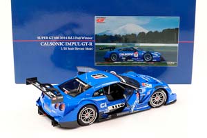 NISSAN GT-R #12 YASUDA/POLIVEIRA ПОБЕДИТЕЛЬ FUJI GT500 2014 СИНИЙ (В БОКСЕ) — фото 4