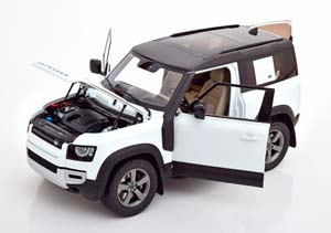LAND ROVER DEFENDER 90 2020 WHITE BLACK — фото 3