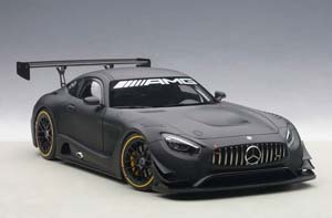 MERCEDES AMG GT3 PLAIN BODY VERSION 2015 MATT BLACK COMPOSITE MODEL/2 DOOR OPENINGS — фото 7