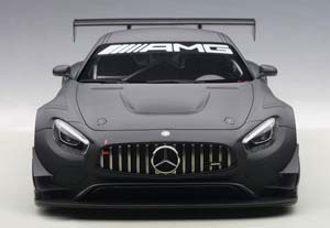 MERCEDES AMG GT3 PLAIN BODY VERSION 2015 MATT BLACK COMPOSITE MODEL/2 DOOR OPENINGS — фото 8