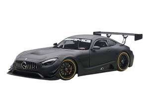 MERCEDES AMG GT3 PLAIN BODY VERSION 2015 MATT BLACK COMPOSITE MODEL/2 DOOR OPENINGS