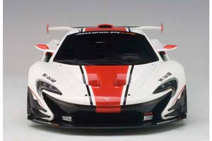 MCLAREN P1 GTR GLOSS WHITE/RED STRIPES — фото 6