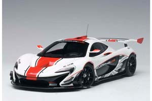 MCLAREN P1 GTR GLOSS WHITE/RED STRIPES — фото 8