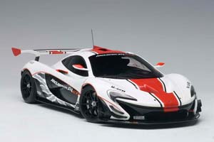 MCLAREN P1 GTR GLOSS WHITE/RED STRIPES — фото 9
