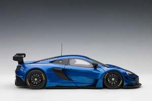 MCLAREN 650S GT3 PLAIN BODY VERSION 2017 BLUE METALLIC 1:18 AUTOART — фото 7