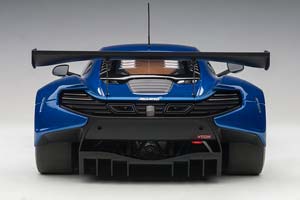 MCLAREN 650S GT3 PLAIN BODY VERSION 2017 BLUE METALLIC 1:18 AUTOART — фото 9
