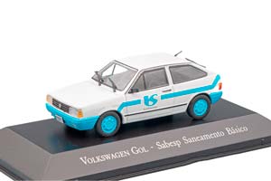 VW VOLKSWAGEN GOL SABESP, WHITE / BLUE