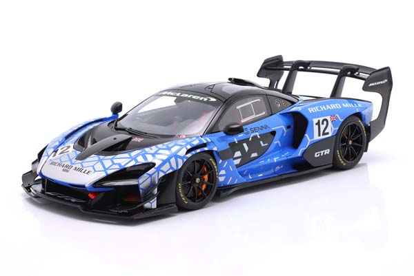 MCLAREN SENNA GTR #12 PRESENTATION CAR 2019 BLUE / BLACK / МАКЛАРЕН СЕННА ГТР ПРЕСЕНТАТИОН АВТОМОБИЛЬ СИНИЙ ЧЕРНЫЙ