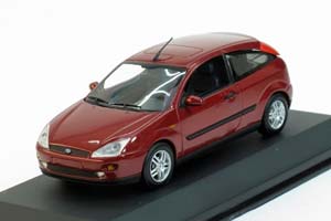 FORD FOCUS 3-DR (1998), DARK RED METALLIC