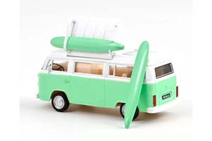 VW T2 COMBI CAMPER VAN С ДОСКАМИ ДЛЯ СЕРФИНГА 1973 GREEN — фото 2