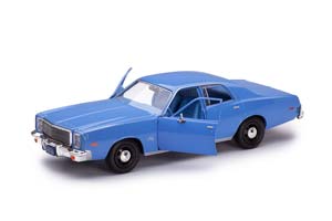 PLYMOUTH FURY 1977 BLUE (МАШИНА ДЕТЕКТИВА РУДОЛЬФА ДЖЕНКИНСА ИЗ К/Ф КРИСТИНА) — фото 3