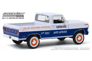 FORD F-100 PICK-UP UNION 76 1968 WHITE/BLUE — фото 2