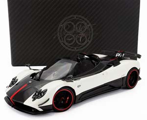 PAGANI ZONDA 5 CINQUE ROADSTER 2009, WHITE BLACK CARBON