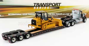 ТРАКТОР CATERPILLAR INTERNATIONAL HX520 TRUCK WITH TRAILER + CAT963K RUSPA CINGOLATA - SCRAPER TRACK TYPE TRACTOR, YELLOW BLACK — фото 2