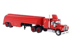 MACK RS 700 KO-SZ 1966, RED (ДЛИНА МОДЕЛИ 3-5 СМ)