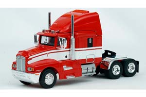 KENWORTH T 600 1984 СЕДЕЛЬНЫЙ ТЯГАЧ / КЕНВОРТ 600 КРАСНЫЙ