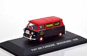 FIAT 600 FURGONE MOKARABIA 1958 BLACK RED
