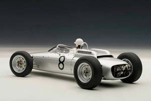 PORSCHE 804 F1 1962 JO BONNIER NUERBURGRING #8 WITH FIGURINE — фото 3