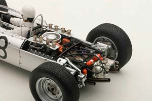 PORSCHE 804 F1 1962 JO BONNIER NUERBURGRING #8 WITH FIGURINE — фото 14