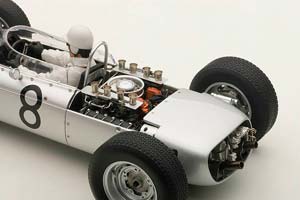 PORSCHE 804 F1 1962 JO BONNIER NUERBURGRING #8 WITH FIGURINE — фото 15