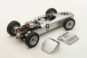 PORSCHE 804 F1 1962 JO BONNIER NUERBURGRING #8 WITH FIGURINE — фото 16