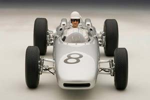 PORSCHE 804 F1 1962 JO BONNIER NUERBURGRING #8 WITH FIGURINE — фото 8