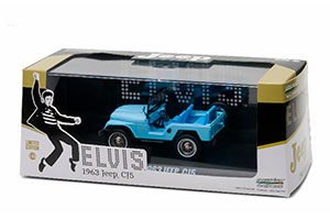 JEEP CJ-5 4x4 ELVIS PRESLEY 1954 SIERRA BLUE (GREEN WHEELS) — фото 4