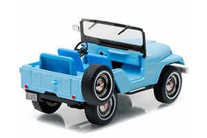 JEEP CJ-5 4x4 ELVIS PRESLEY 1954 SIERRA BLUE (GREEN WHEELS) — фото 2