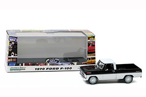FORD F-100 PICK-UP 1970 RAVEN BLACK/PURE WHITE — фото 2