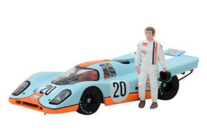 PORSCHE 917K #20 GULF OIL WITH FIGURINE STEVE MCQUEEN 1970 | PORSCHE 917K #20 GULF OIL (С ФИГУРКОЙ STEVE MCQUEEN)
